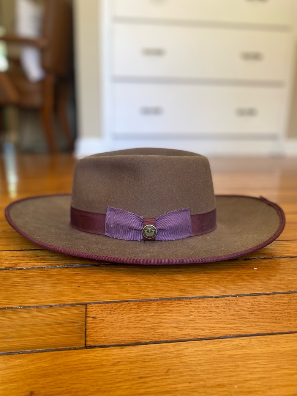 Goorin Bros. Brown Wide Brim Wool Hat